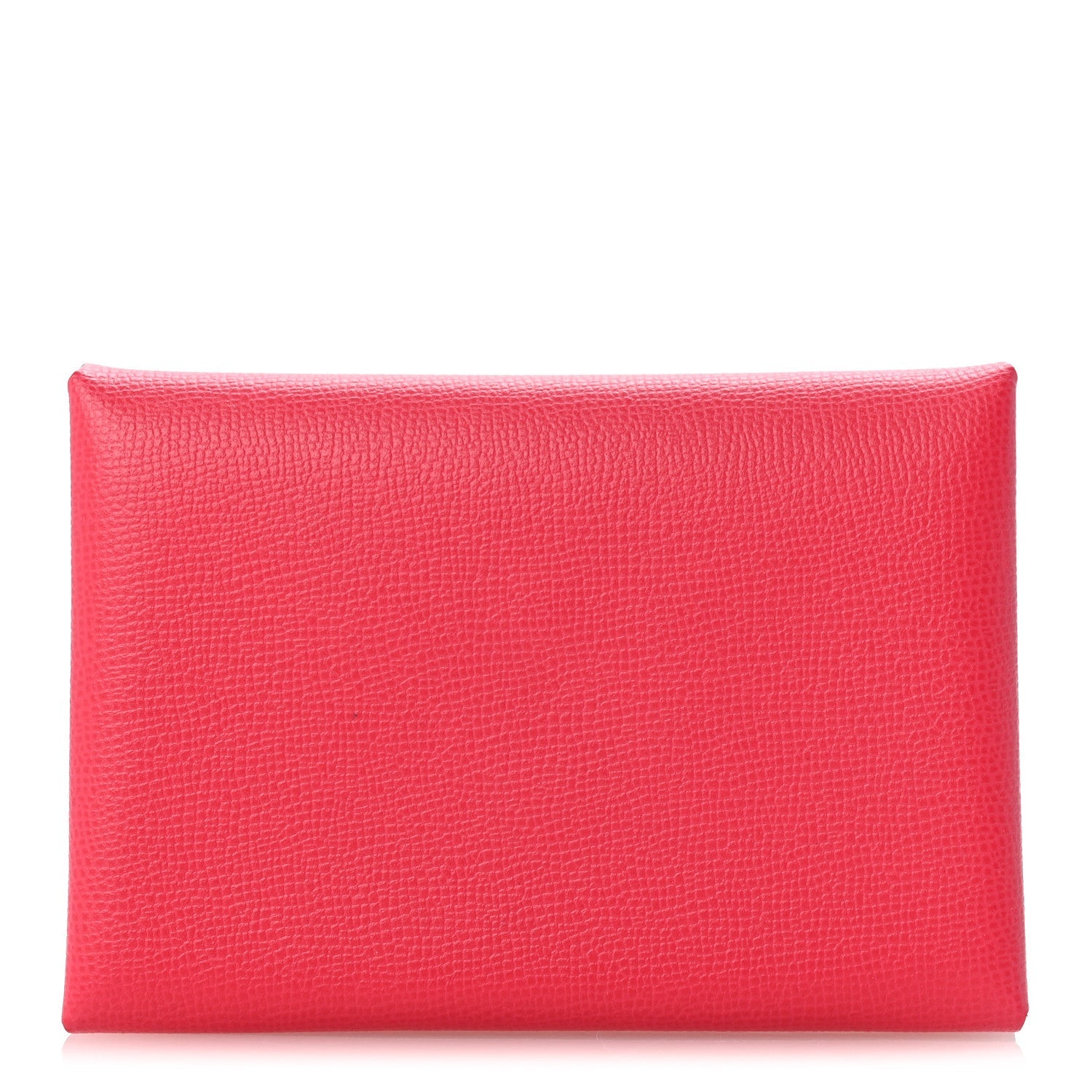 Hermès Epsom Calvi Duo Card Case Framboise