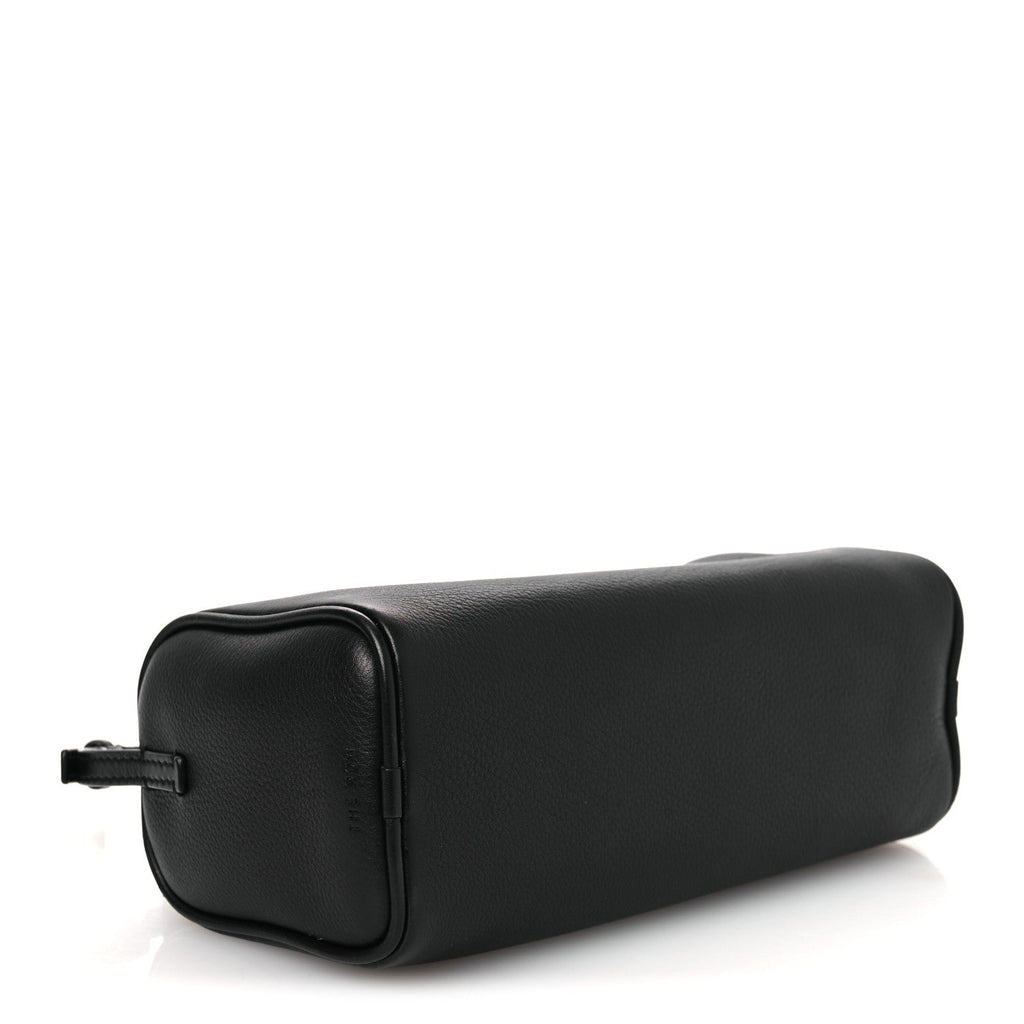 The Row Grained Calfskin 90's Bag Black