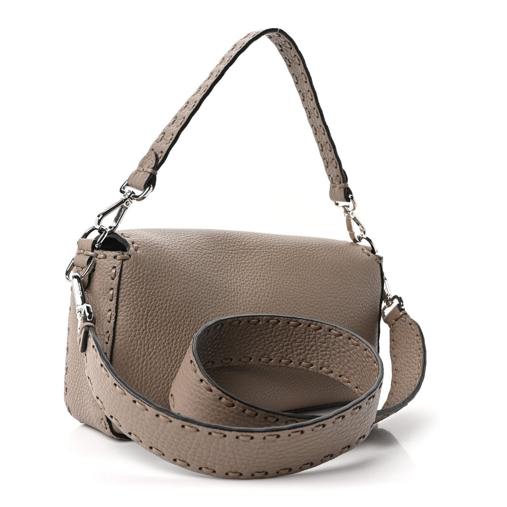 Fendi Cuoio Roma Sellerissima Nappa Sintetica Tape Stitch Baguette Corda