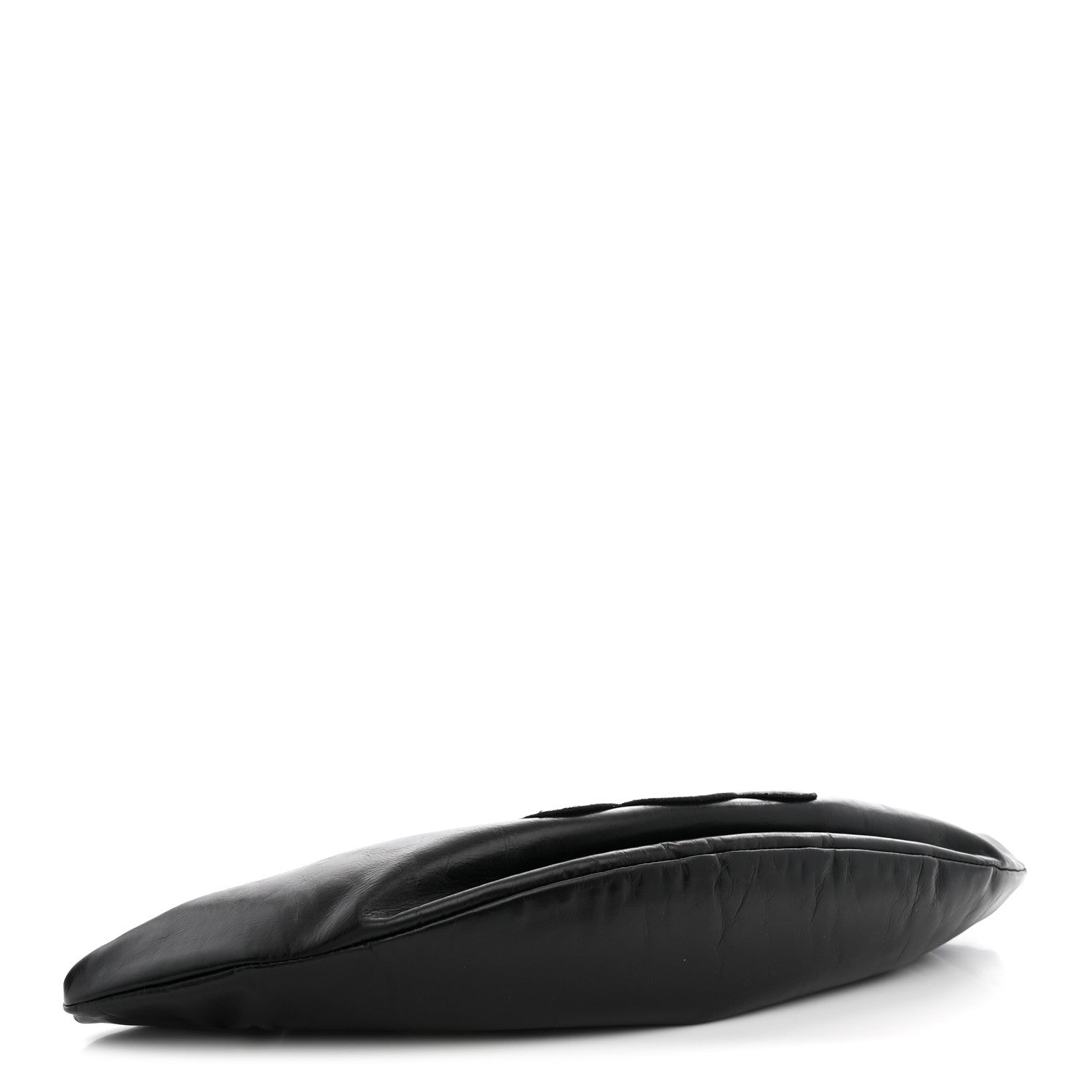 Celine Calfskin Triomphe Clutch Pouch Black