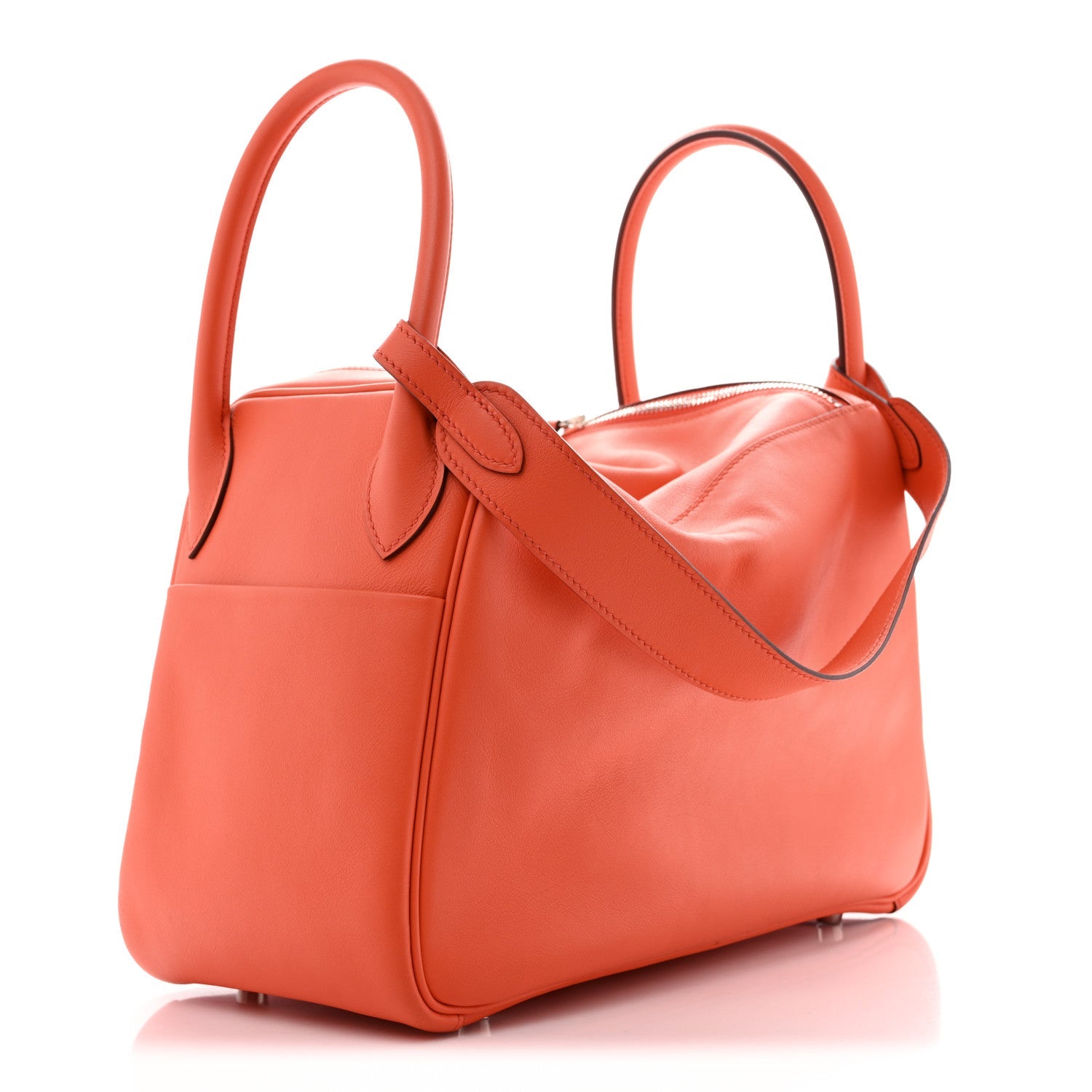 Hermès Swift Lindy 30 Orange Poppy