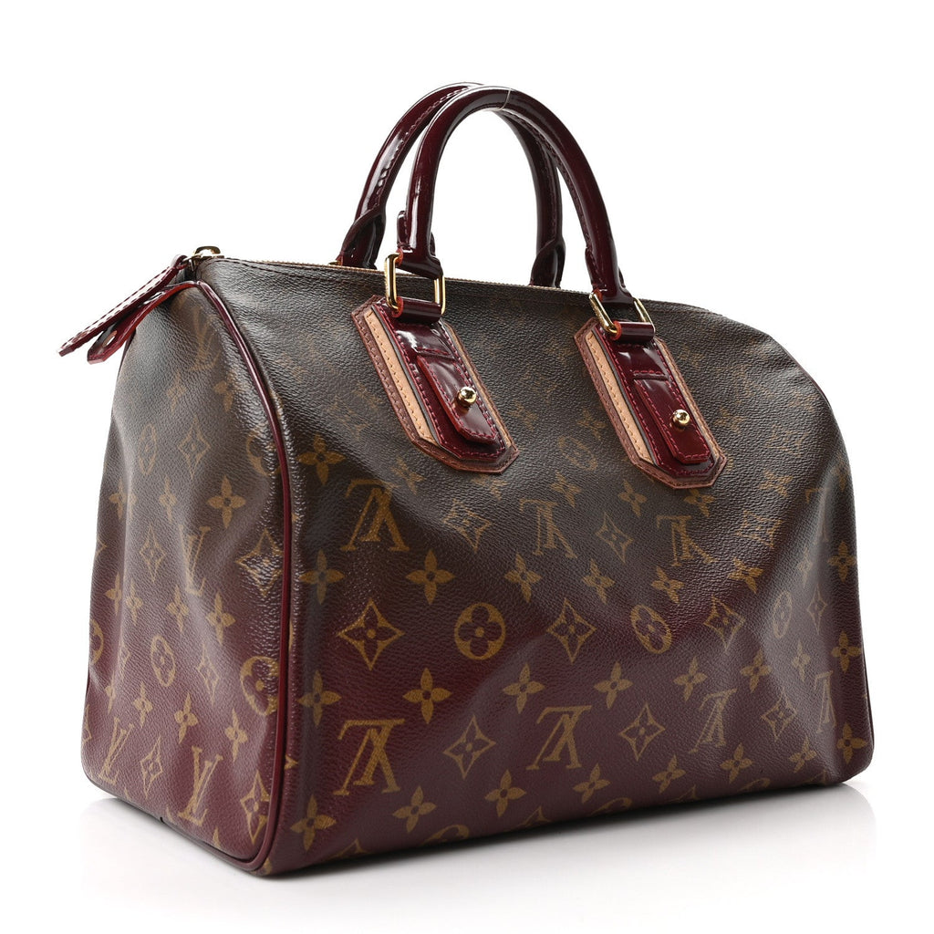 Louis Vuitton Monogram Mirage Speedy 30 Bordeaux