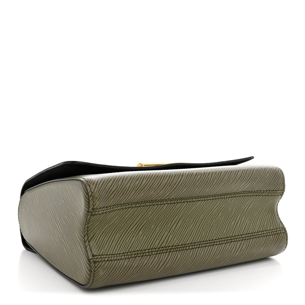Louis Vuitton Epi Monogram Kabuki Twist Shoulder Bag MM Green