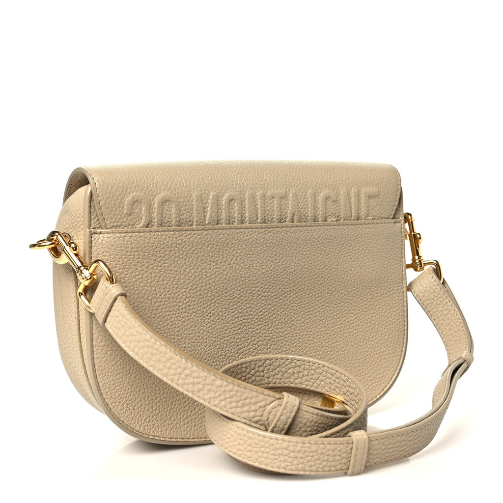 Dior Medium Bobby Flap Warm Taupe side view