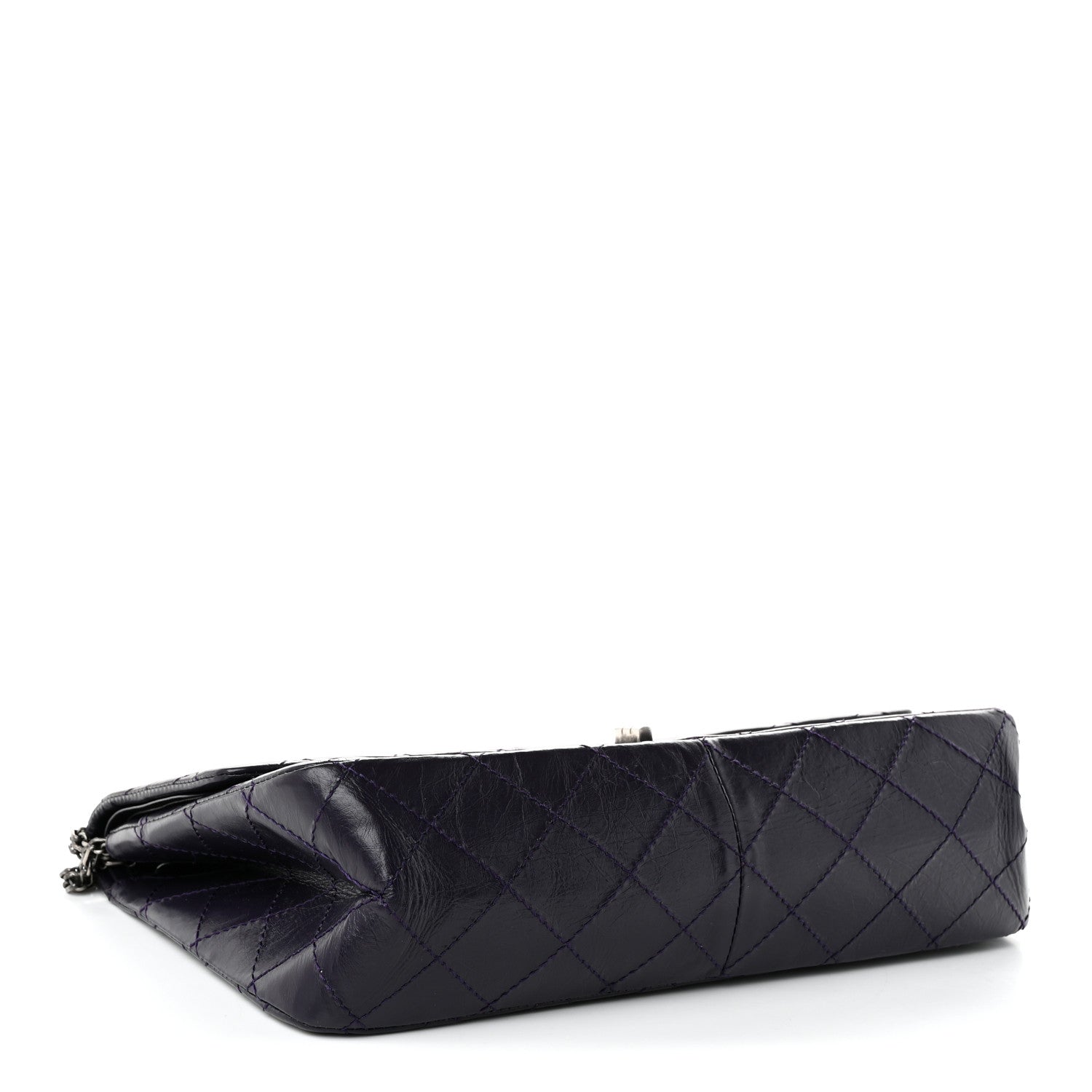 Chanel Aged Calfskin Quilted 2.55 Reissue 225 Flap Purple