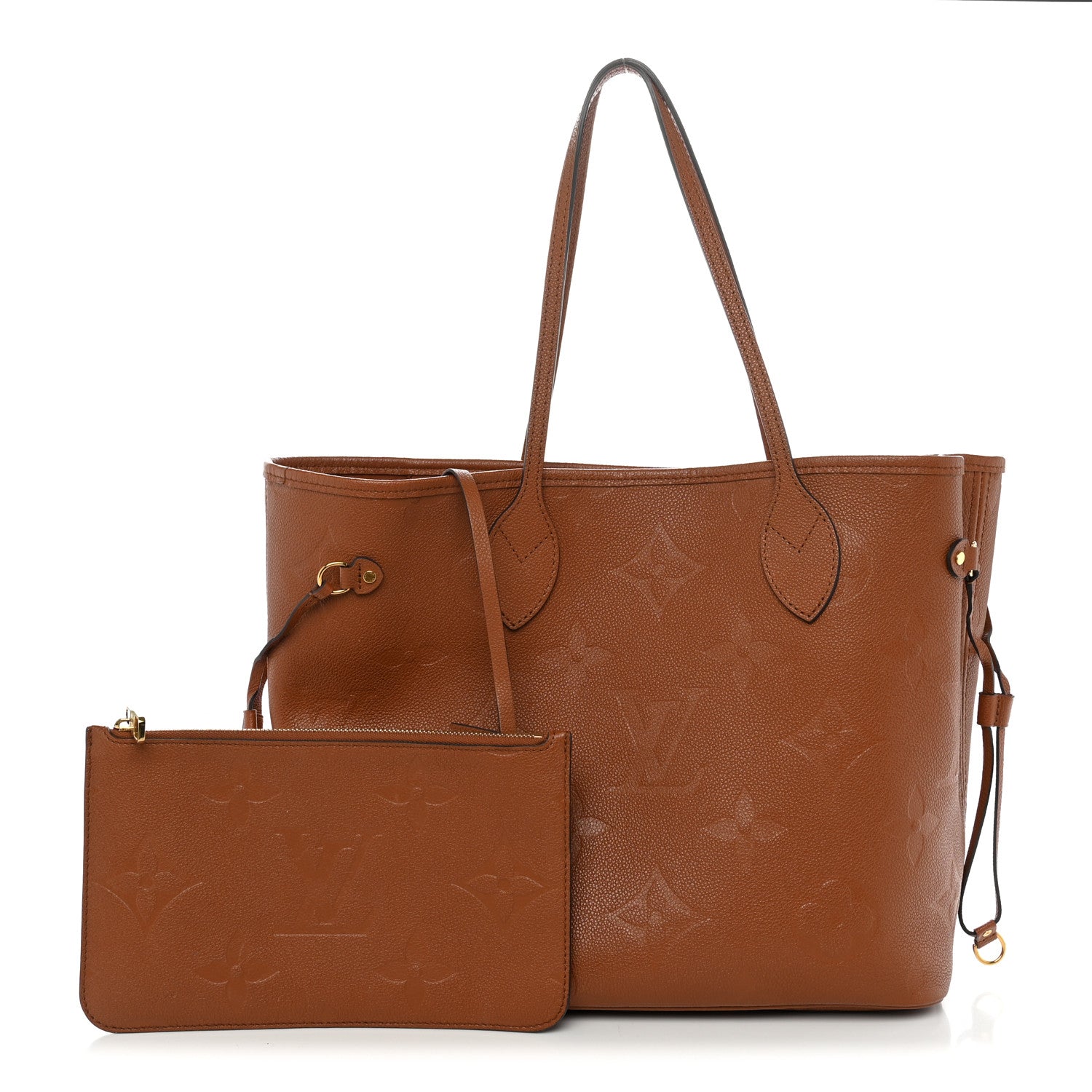 Louis Vuitton Empreinte Monogram Giant Neverfull MM Cognac