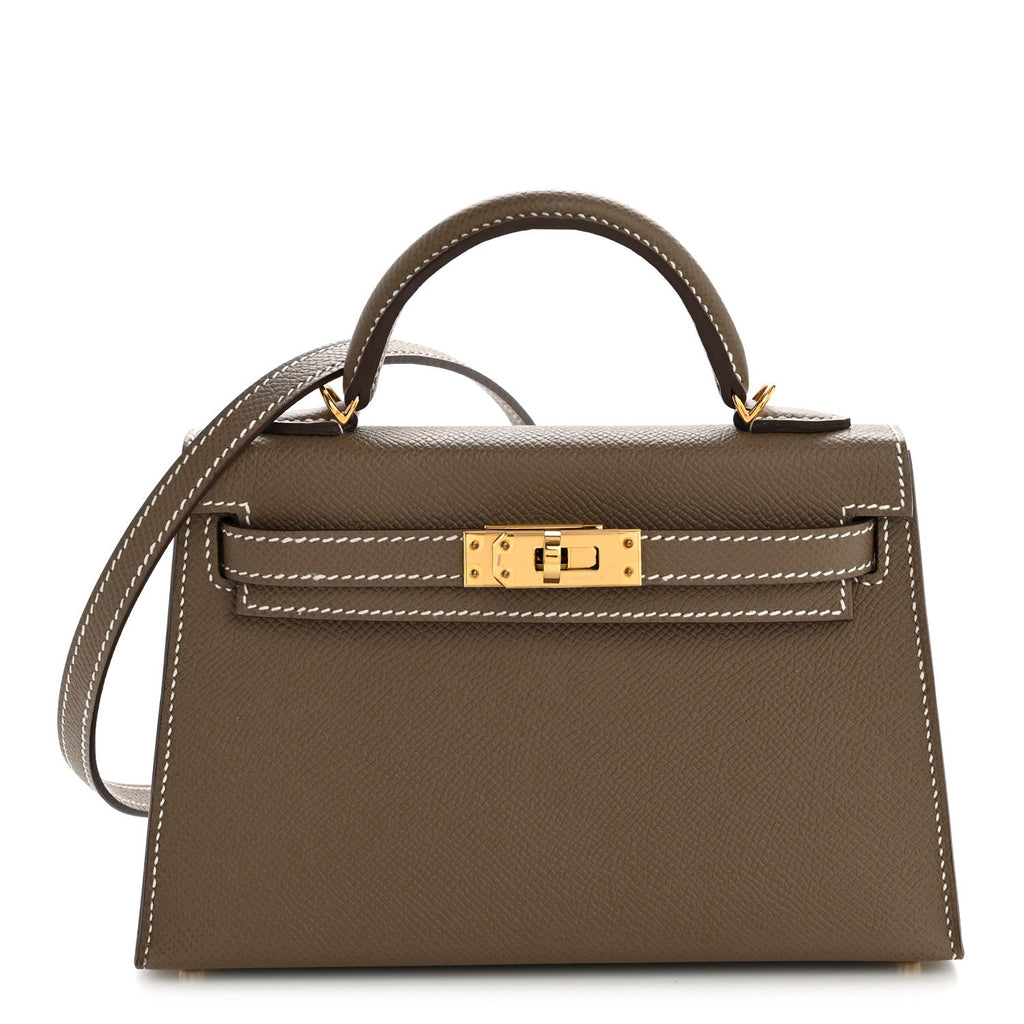 Hermès Epsom Mini Kelly Sellier 20 – Etoupe