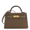 Hermès Epsom Mini Kelly Sellier 20 – Etoupe