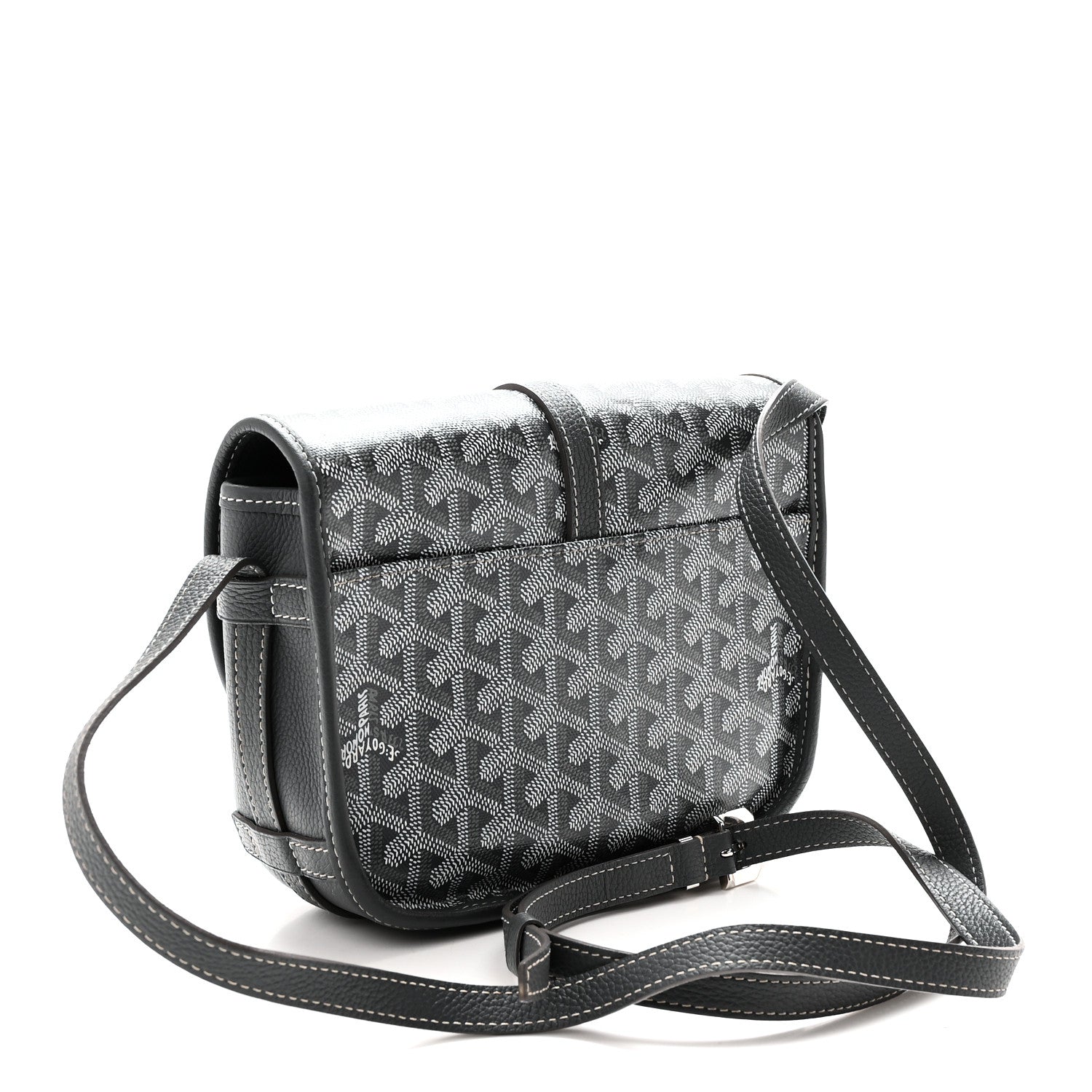 Goyard Goyardine Belvedere II PM Messenger Bag Gray