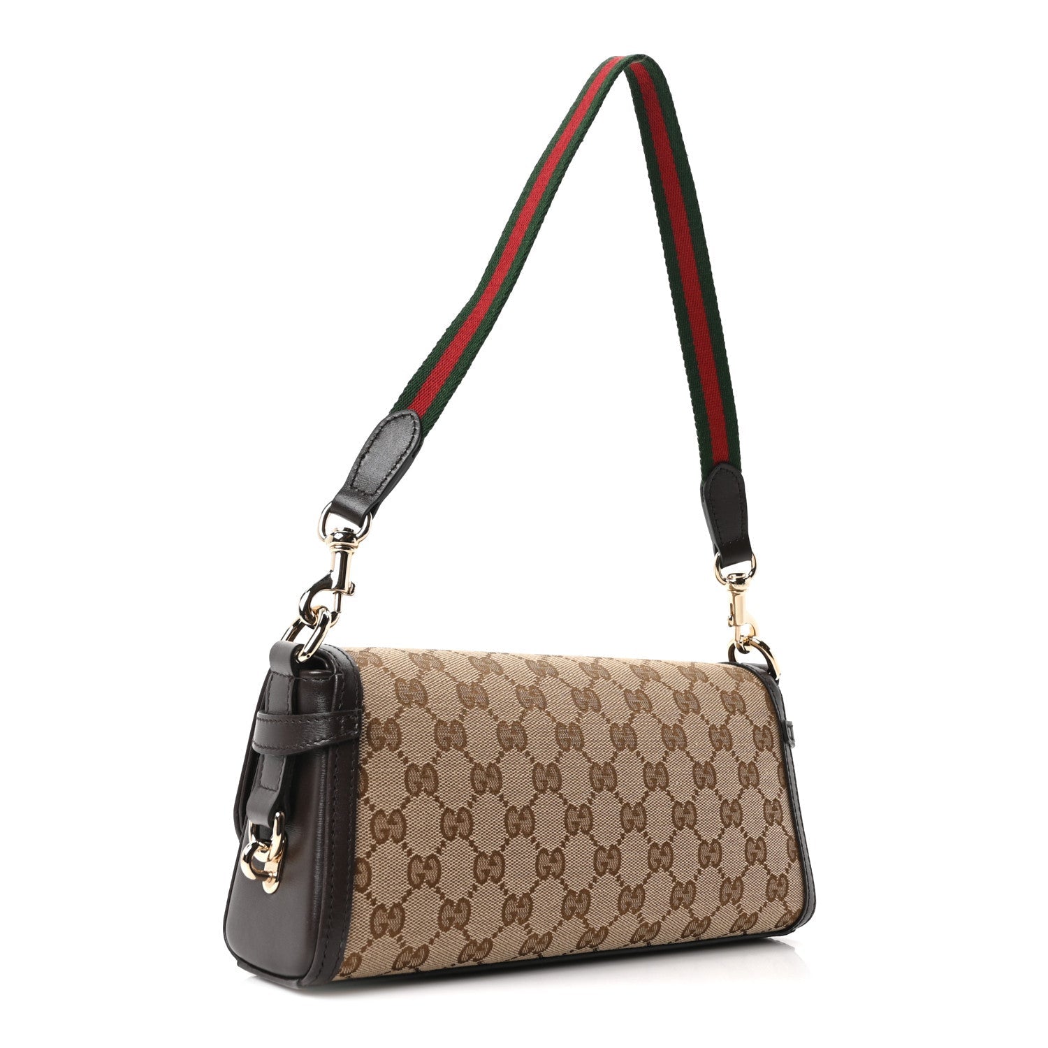Gucci GG Monogram Small Luce Shoulder Bag Beige Ebony