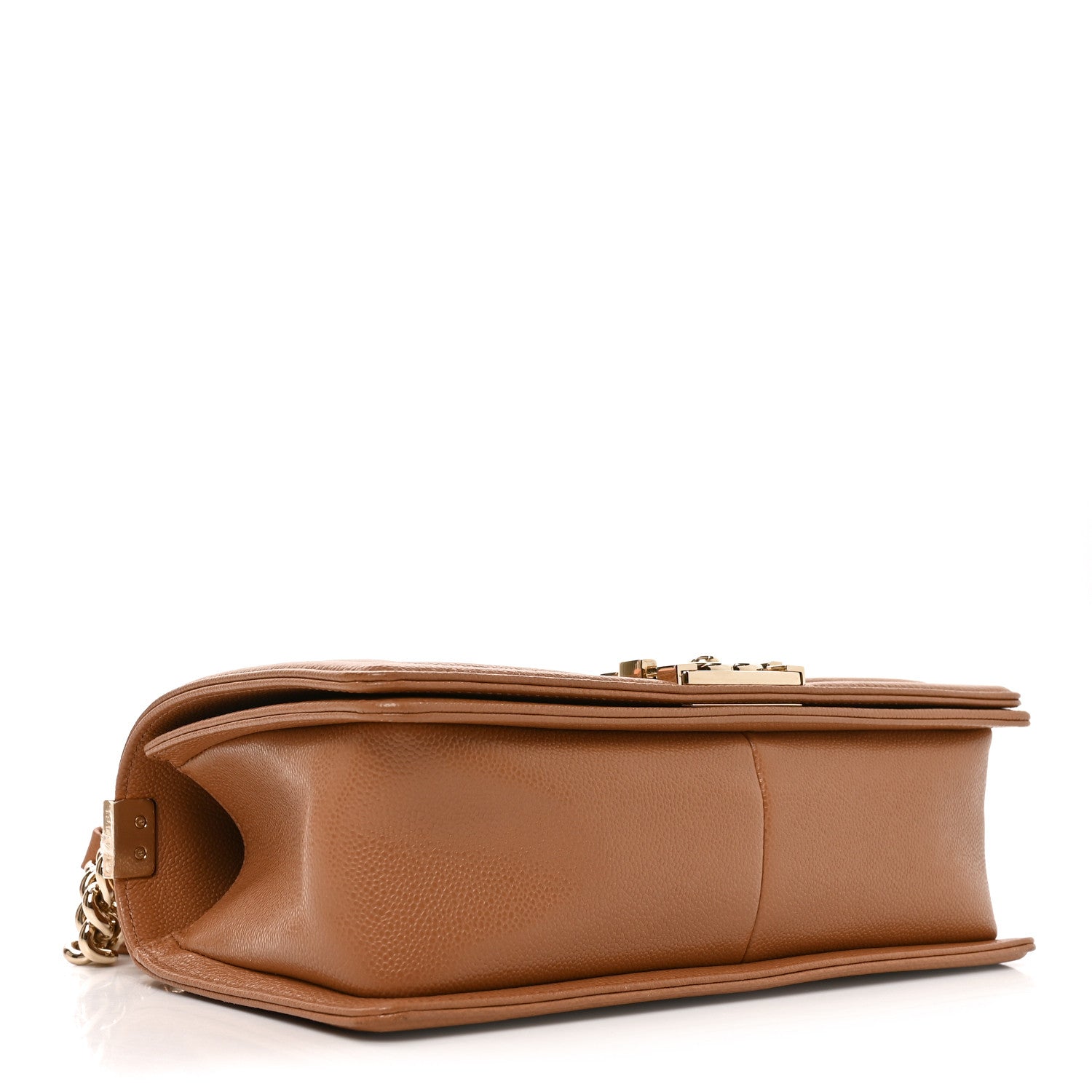 Chanel Caviar Quilted Medium Boy Flap Brown