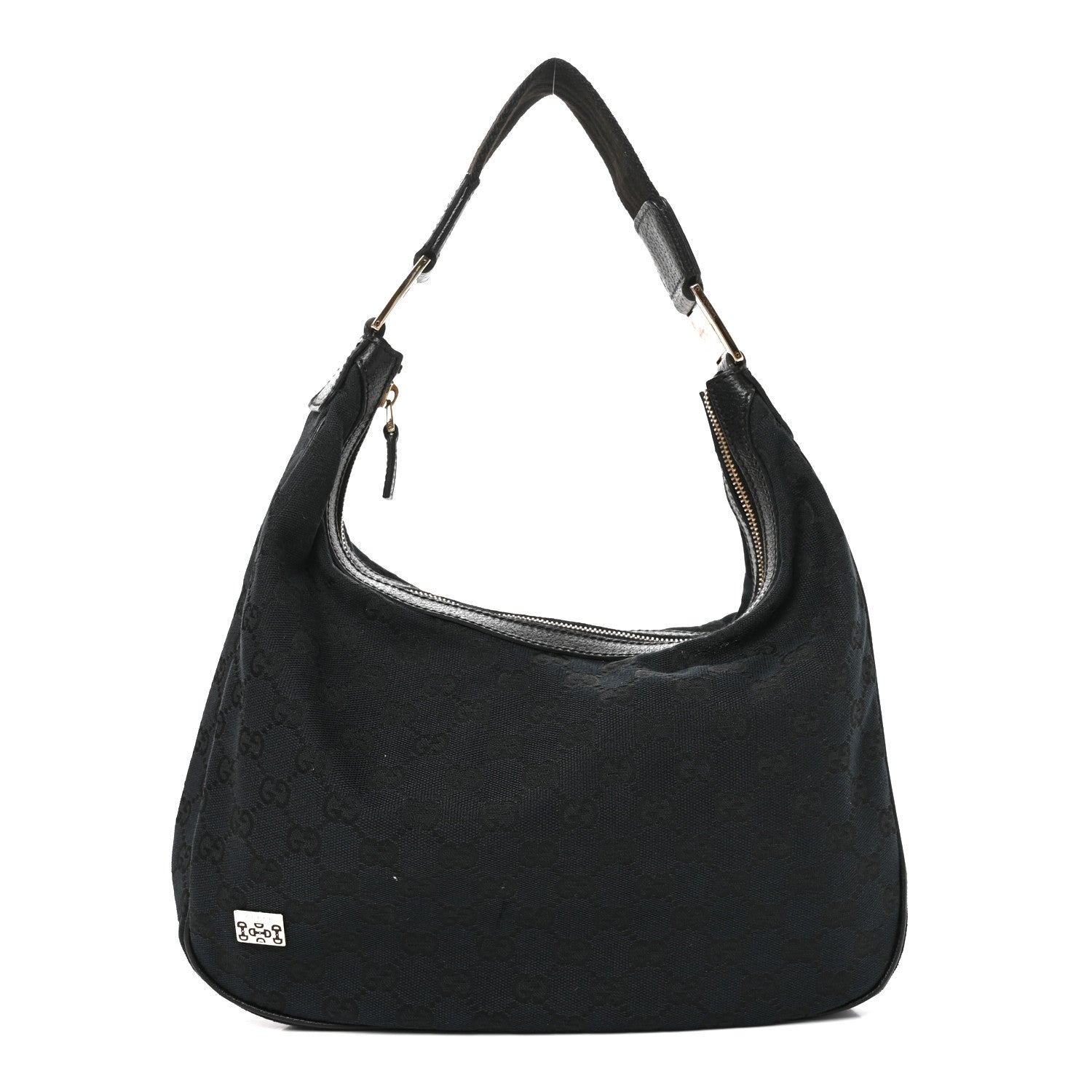Gucci Monogram Medium Pop Hobo Black