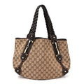 Gucci Monogram Small Pelham Shoulder Bag Dark Brown