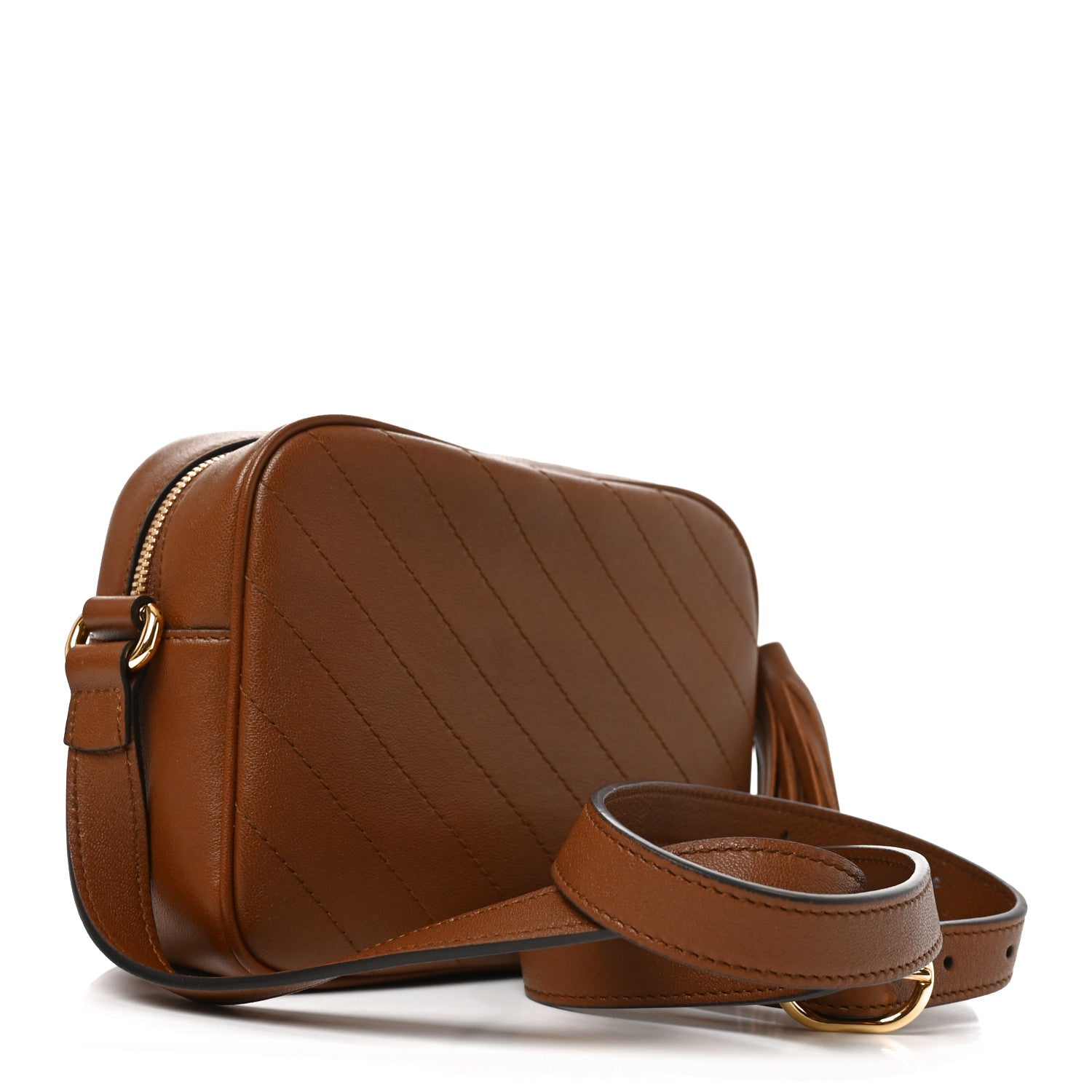 Gucci Sakai Be Green Calfskin Diagonal Stitched Small Blondie Shoulder Bag Cuir