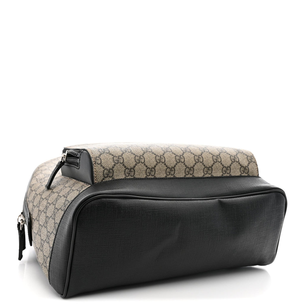 Gucci GG Supreme Monogram Medium Backpack Black