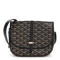 Goyard Belvedere PM Messenger Bag in Black Goyardine
