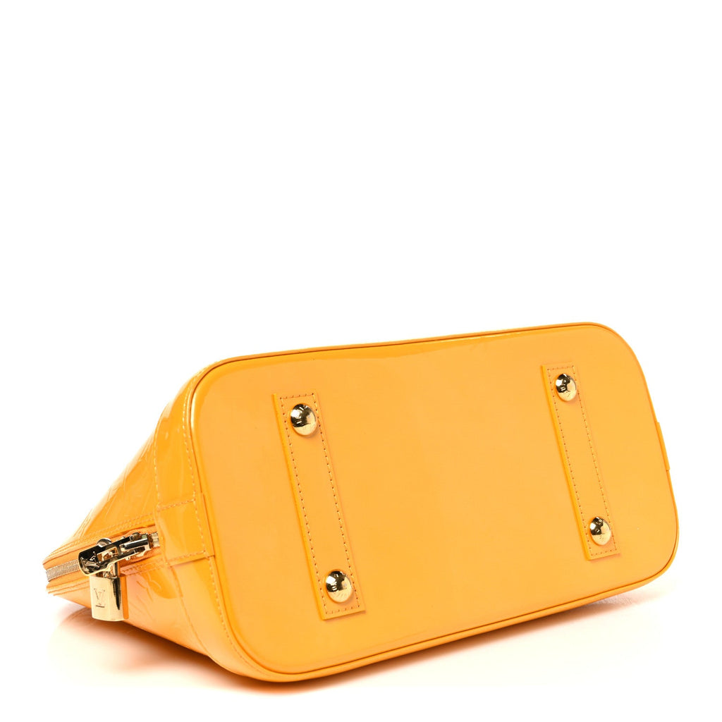 Louis Vuitton Vernis Alma PM Jaune Passion