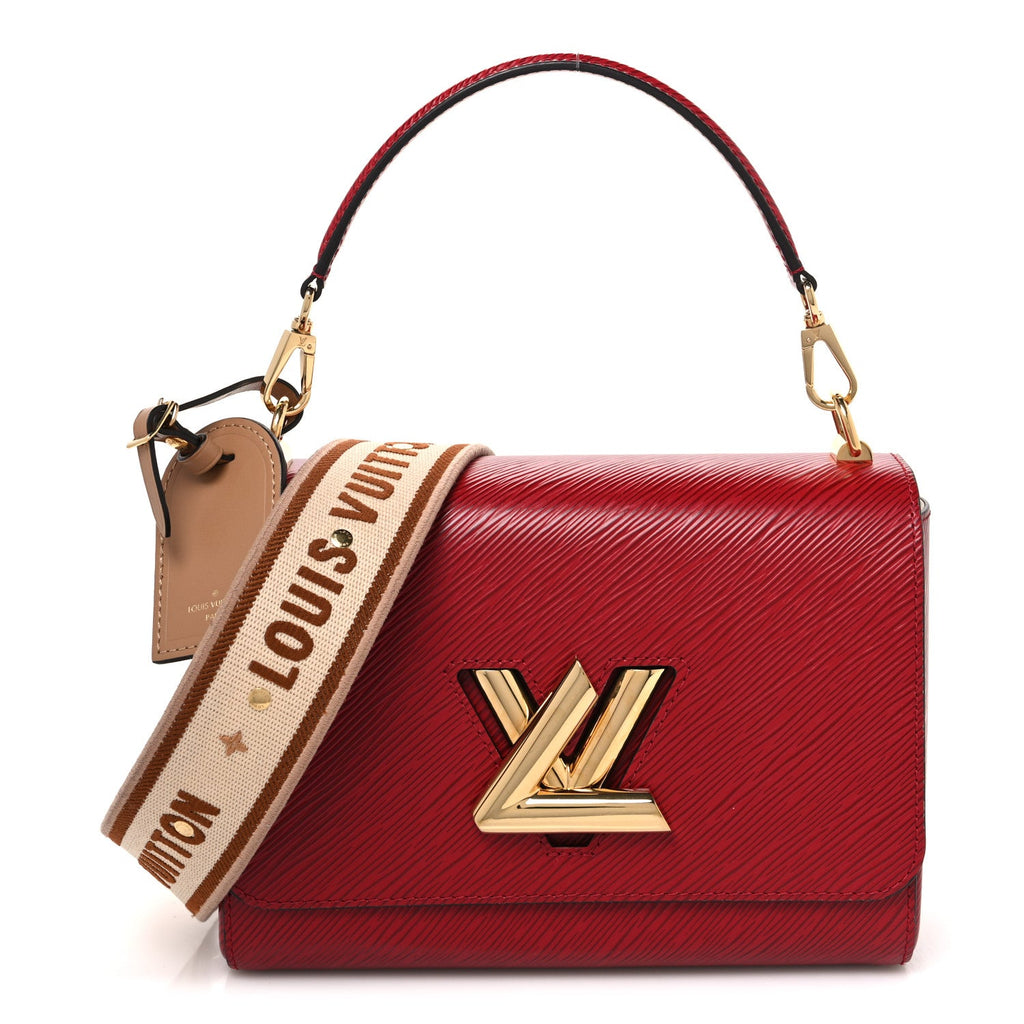 Louis Vuitton Epi Twist Shoulder Bag MM Rouge