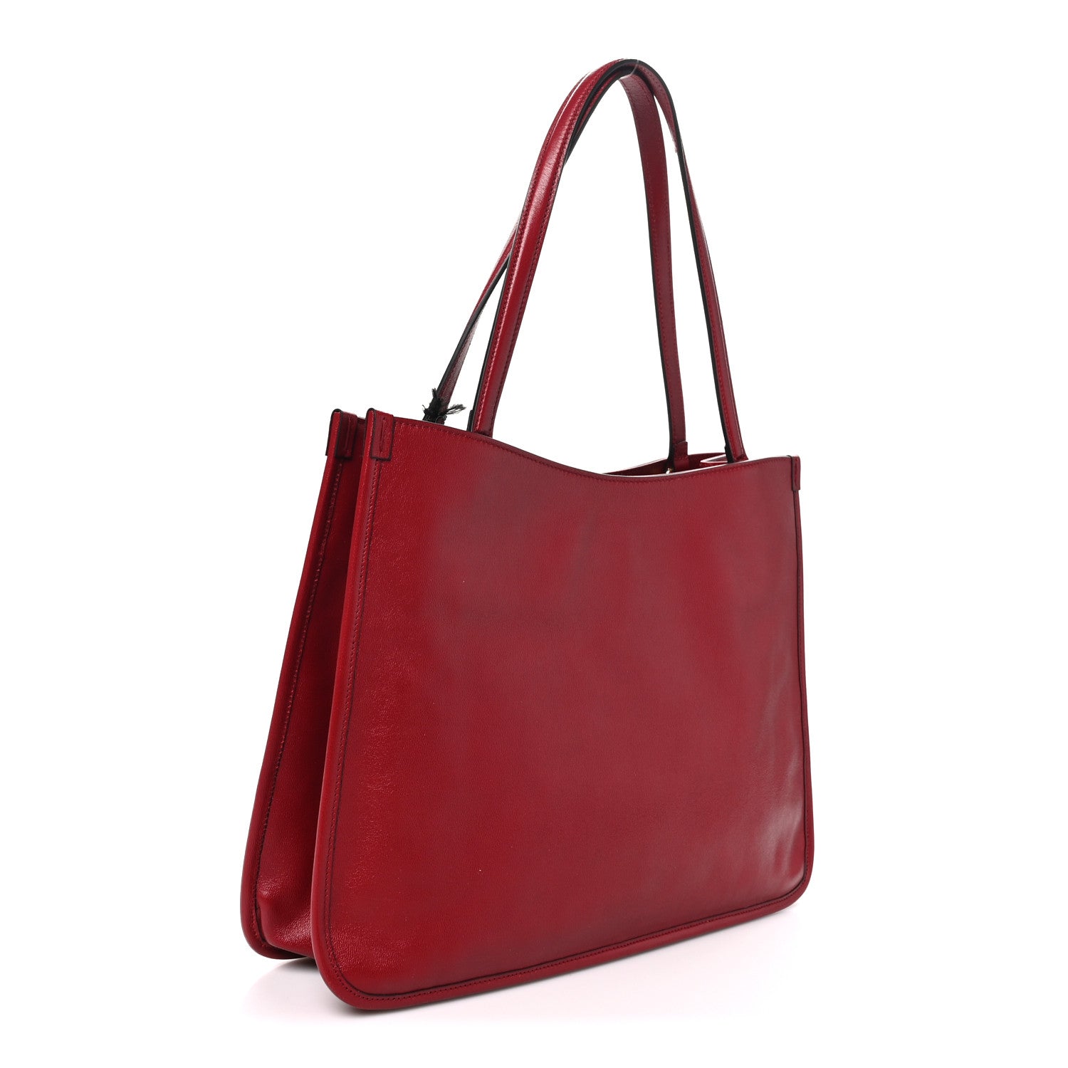 Gucci New Sakai Calfskin Lux Horsebit 1955 Tote Bag New Cherry Red