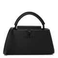 Louis Vuitton Taurillon Capucines East West MM Matte Black