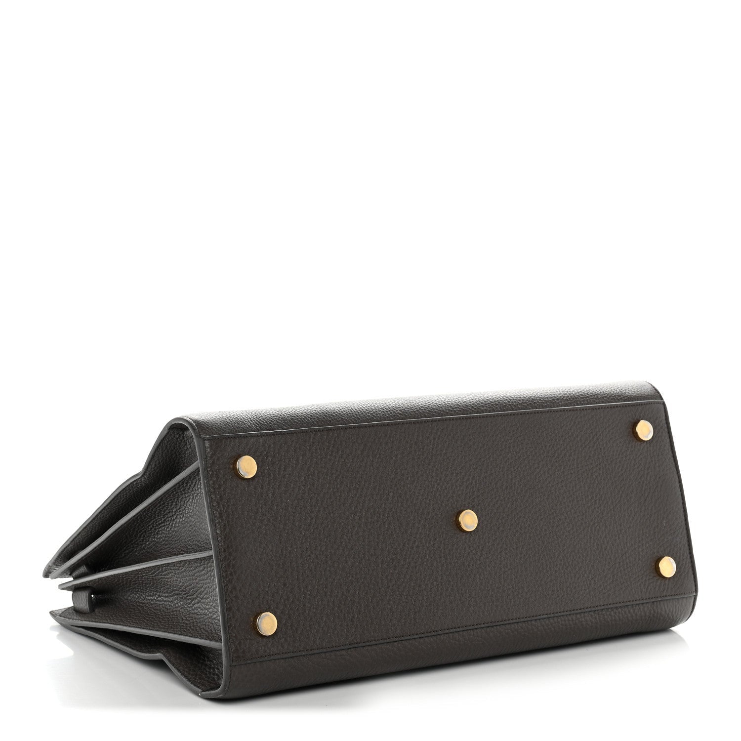 Saint Laurent Grained Calfskin Large Sac de Jour Carryall Earth