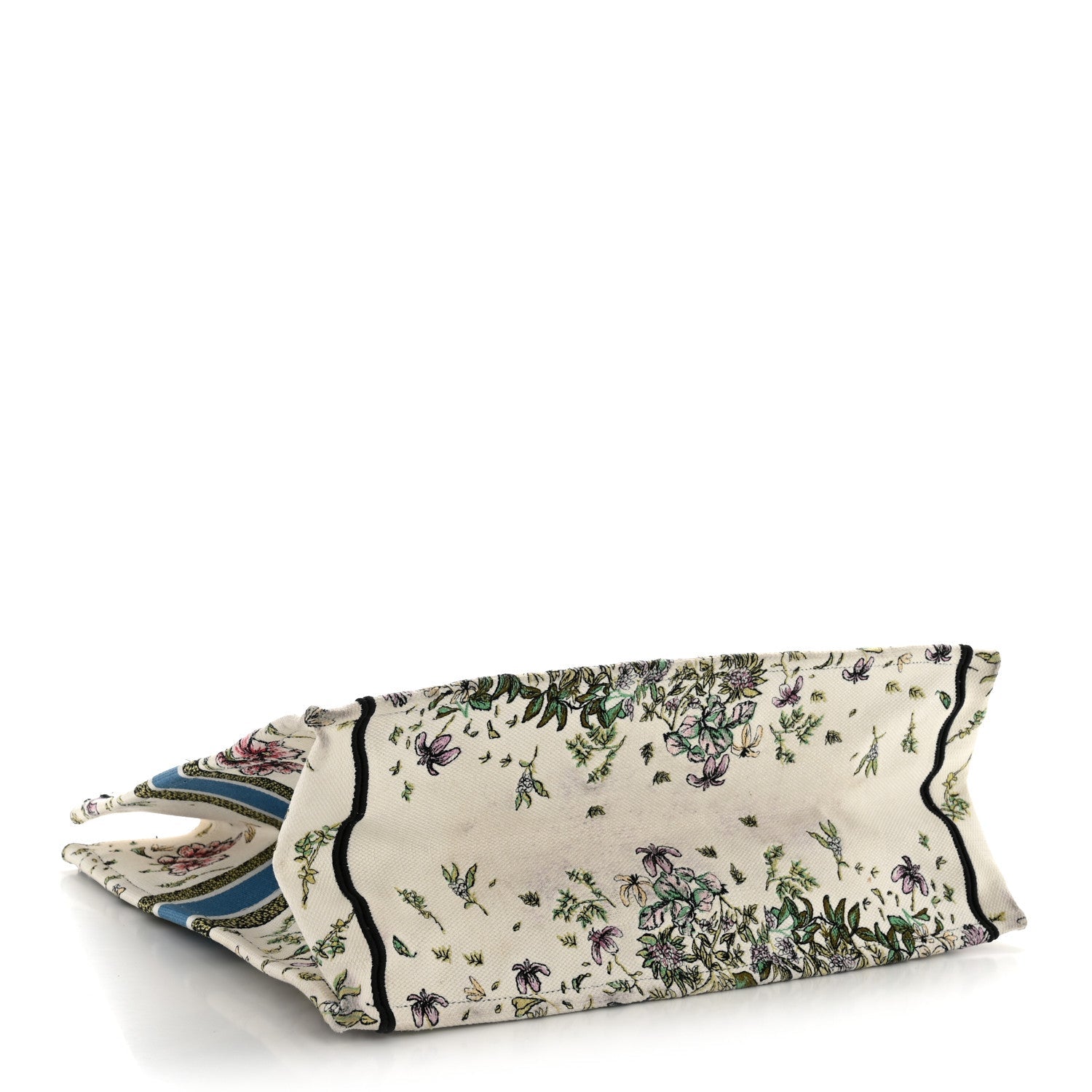 Dior Canvas Embroidered Large D-Constellation Book Tote Latte Multicolor