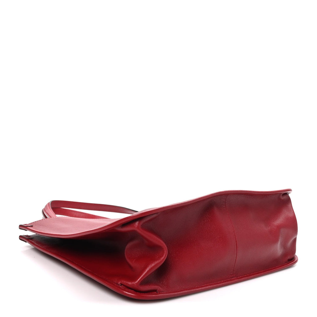 Gucci New Sakai Calfskin Lux Horsebit 1955 Tote Bag New Cherry Red