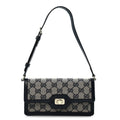 Gucci GG Monogram Mini Luce Shoulder Bag Beige Blue