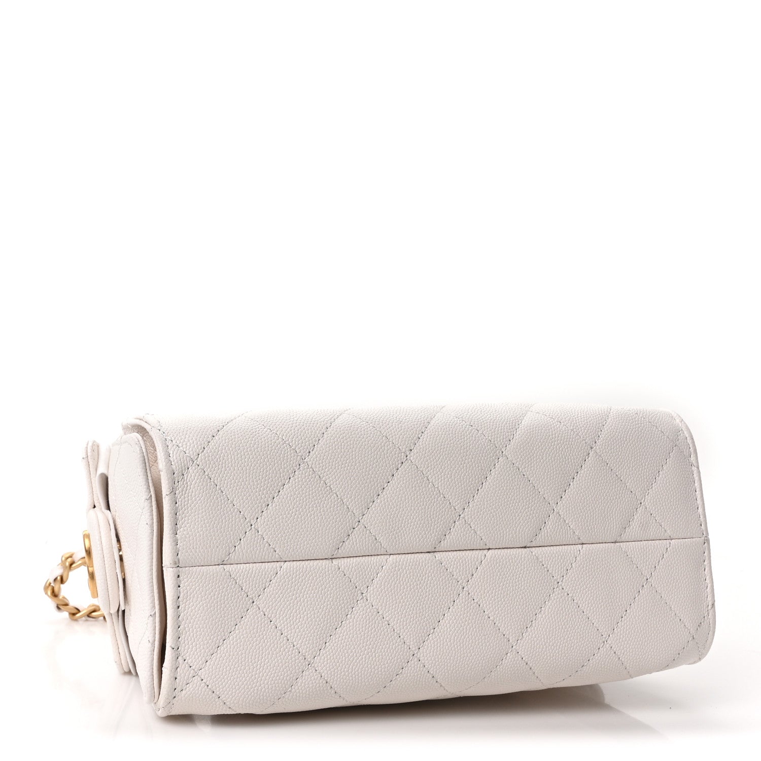 Chanel Caviar Quilted Mini Chanel 25 Handbag White
