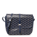 Goyard Goyardine Belvedere II MM Messenger Bag Navy