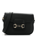 Gucci Arabella Calfskin Horsebit 1955 Shoulder Bag Black