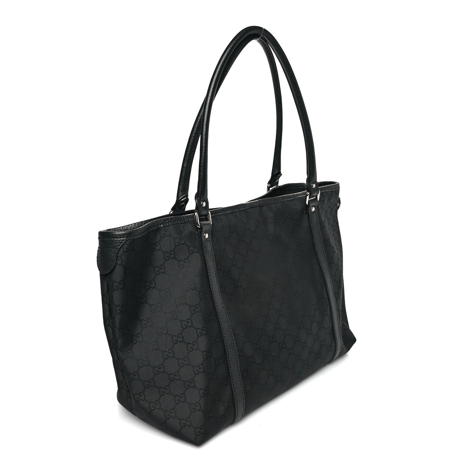 Gucci Monogram Medium Joy Tote Black