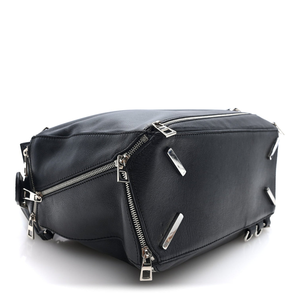 Loewe Calfskin Zipper Puzzle Bag Black