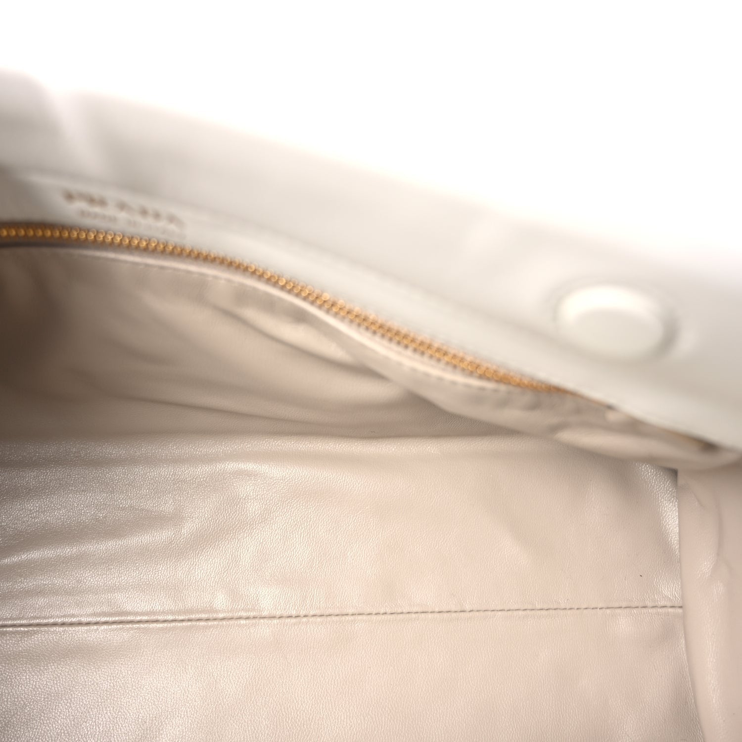 Prada Calfskin Medium Enchaine Bag Bianco