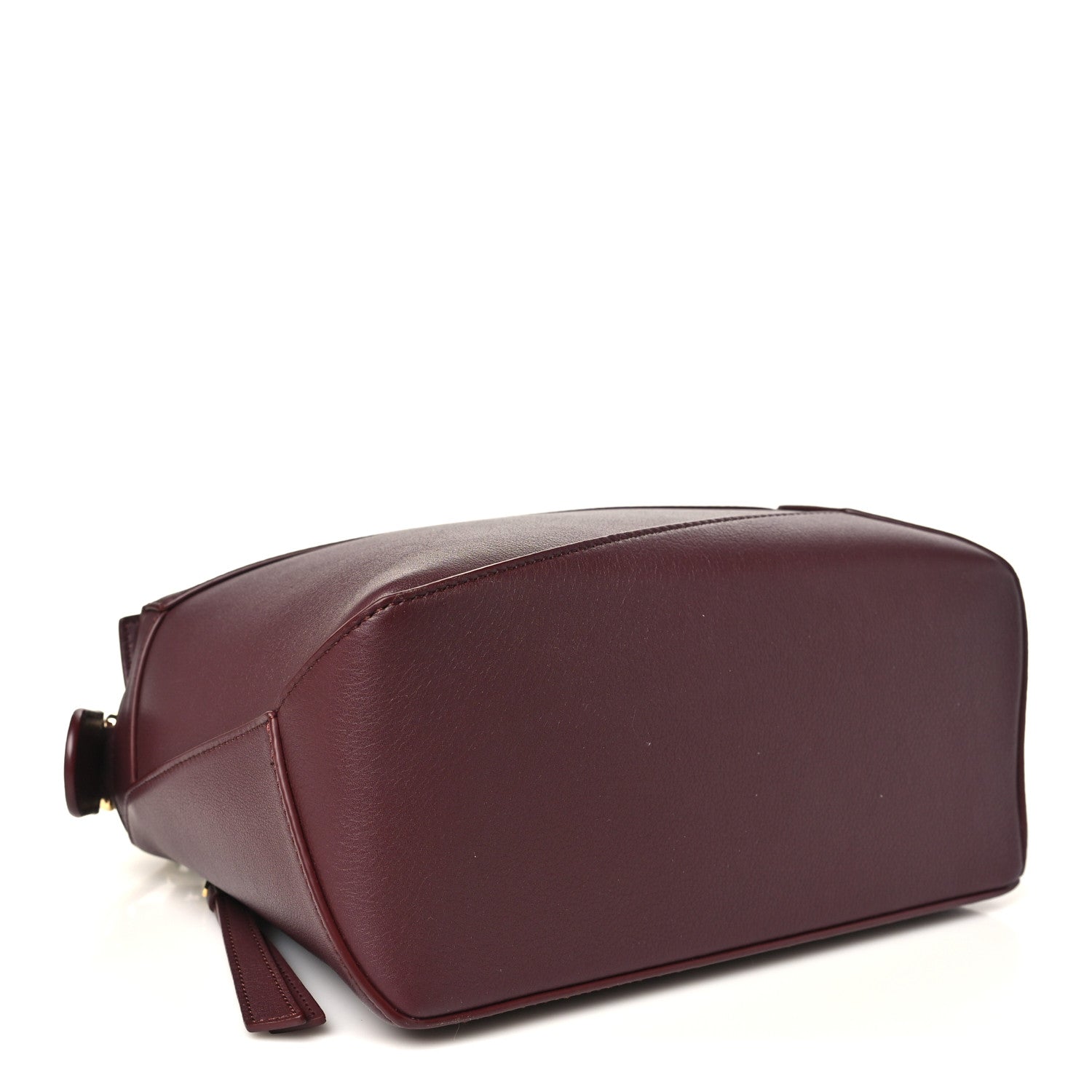 Loewe Soft Grained Calfskin Small Puzzle Edge Bag Dark Burgundy