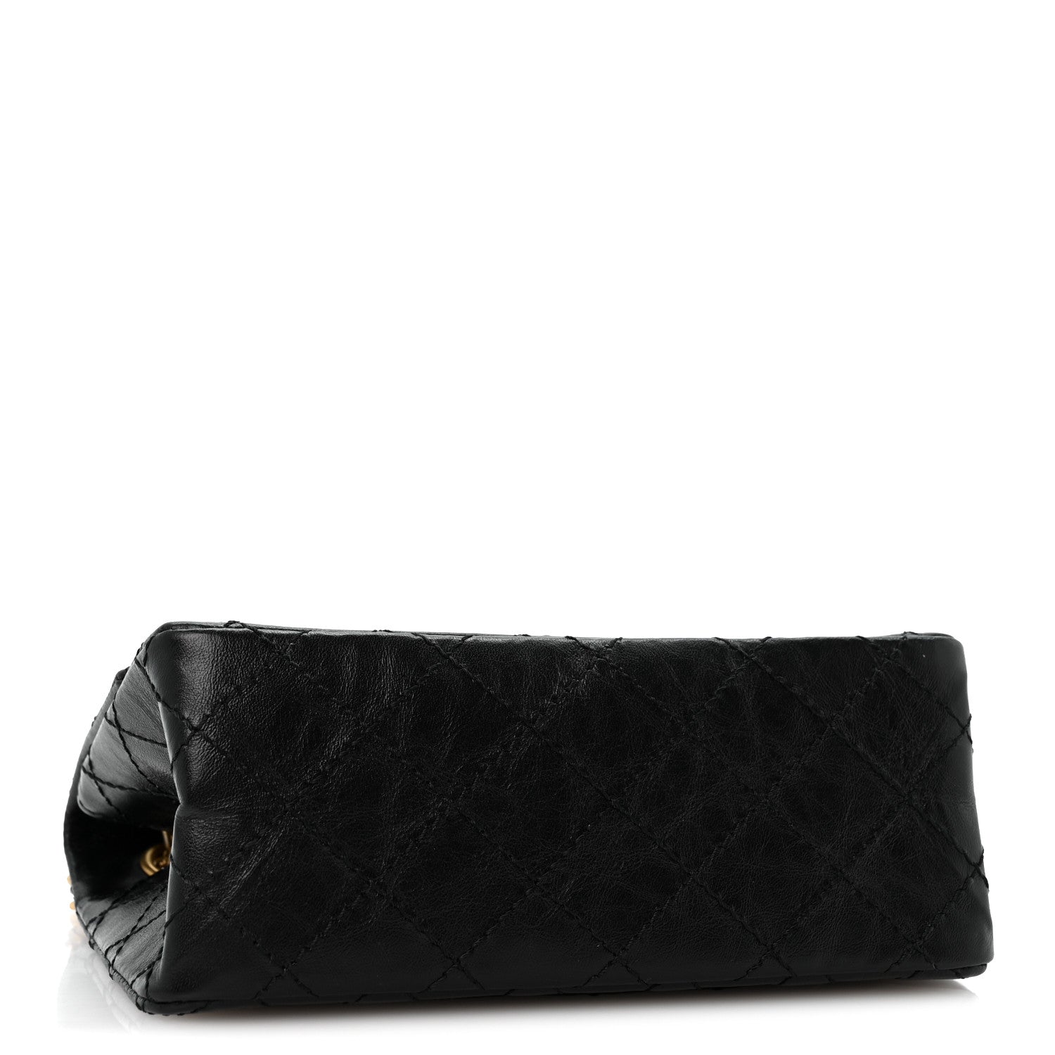 Chanel Aged Calfskin Quilted 2.55 Reissue Mini Flap Black