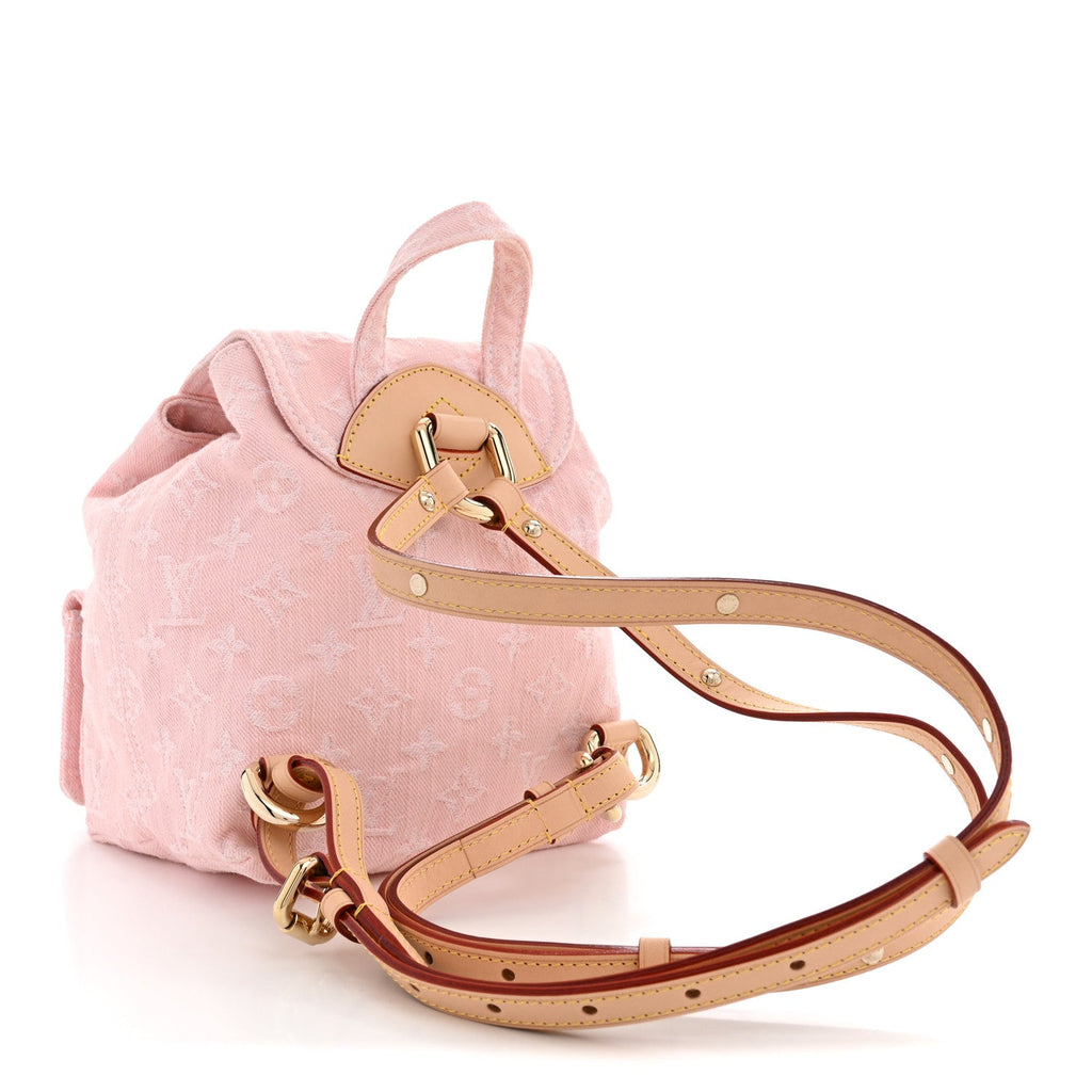 Louis Vuitton Denim Venice Backpack Washed Pink