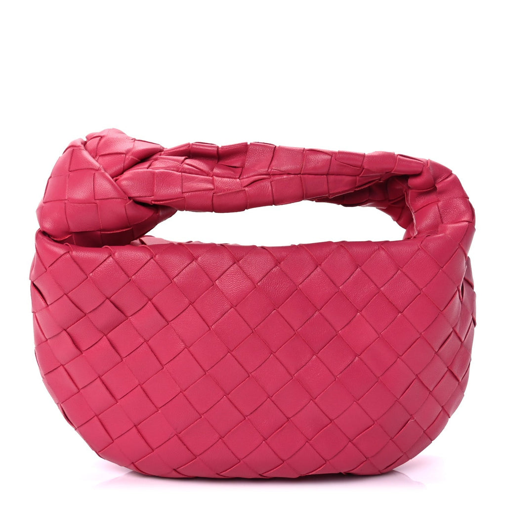 Bottega Veneta Nappa Intrecciato Mini Jodie Cranberry