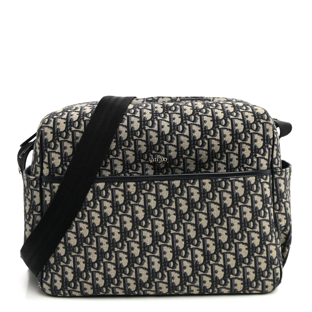 Dior Oblique Baby Changing Bag Beige Black