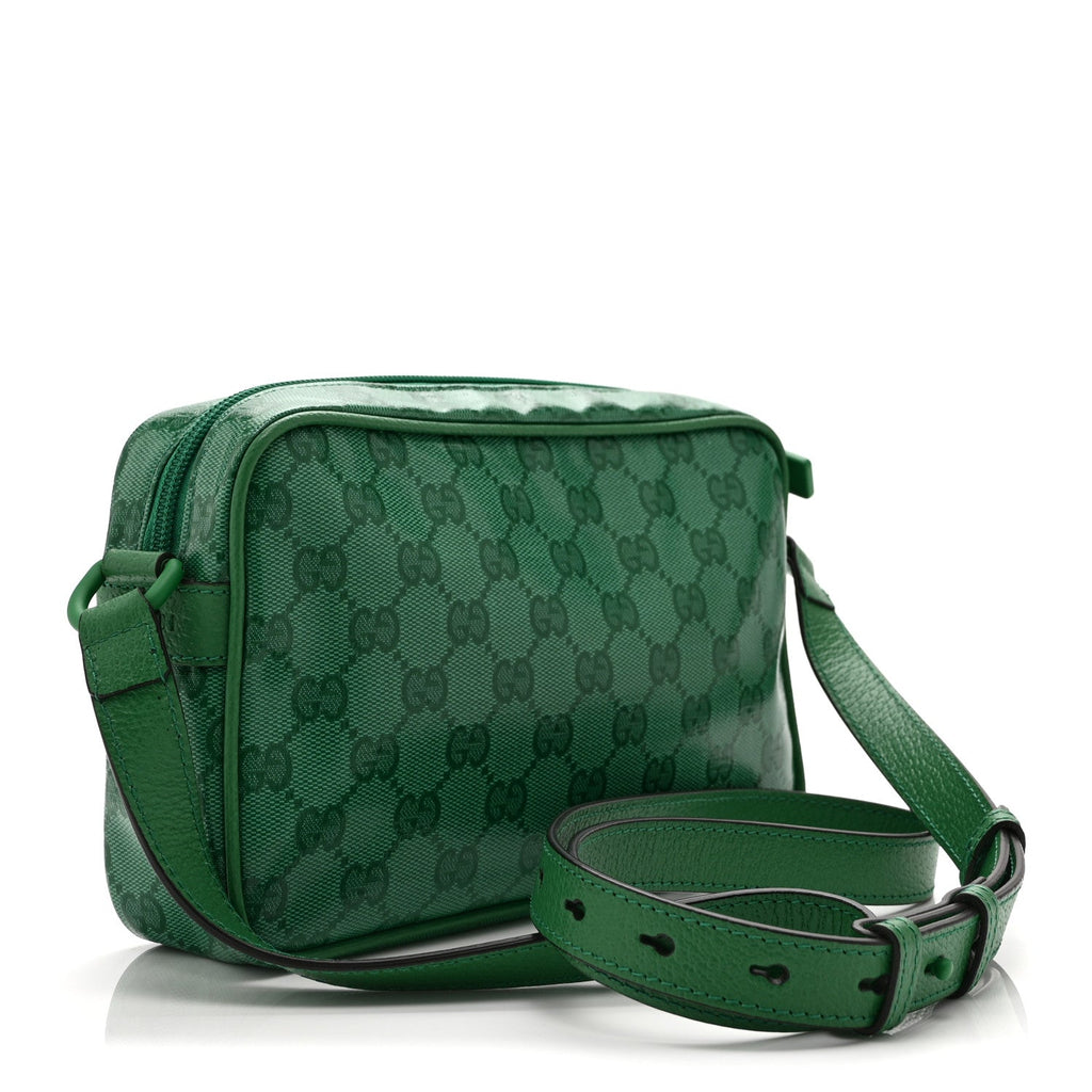 Gucci GG Crystal Monogram Mini Shoulder Bag New Shamrock