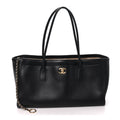 Chanel Calfskin Archetype Small Shopping Tote Black