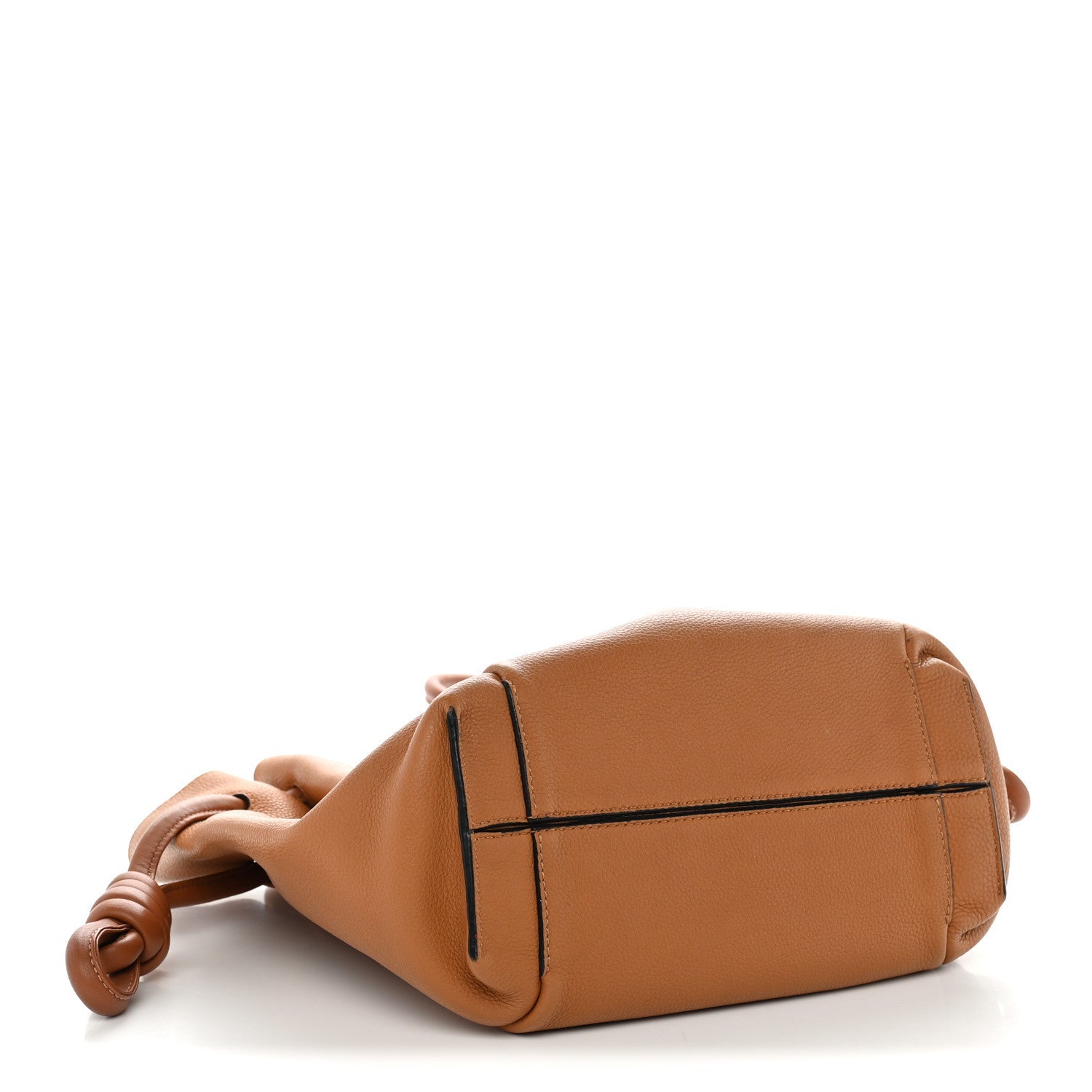 Loewe Calfskin Small Flamenco Knot Bag Caramel
