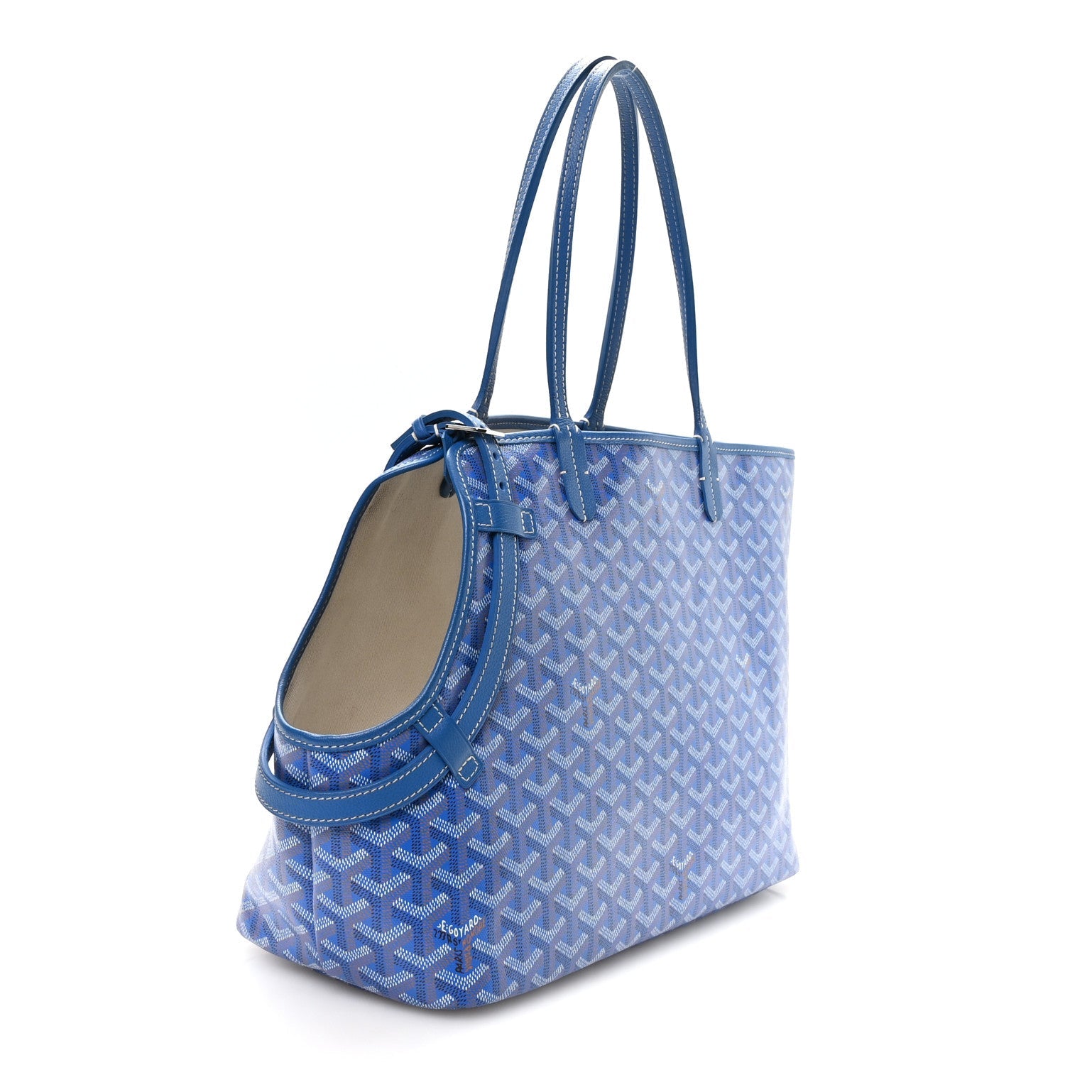 Goyard Goyardine Chien Gris Bag Sky Blue