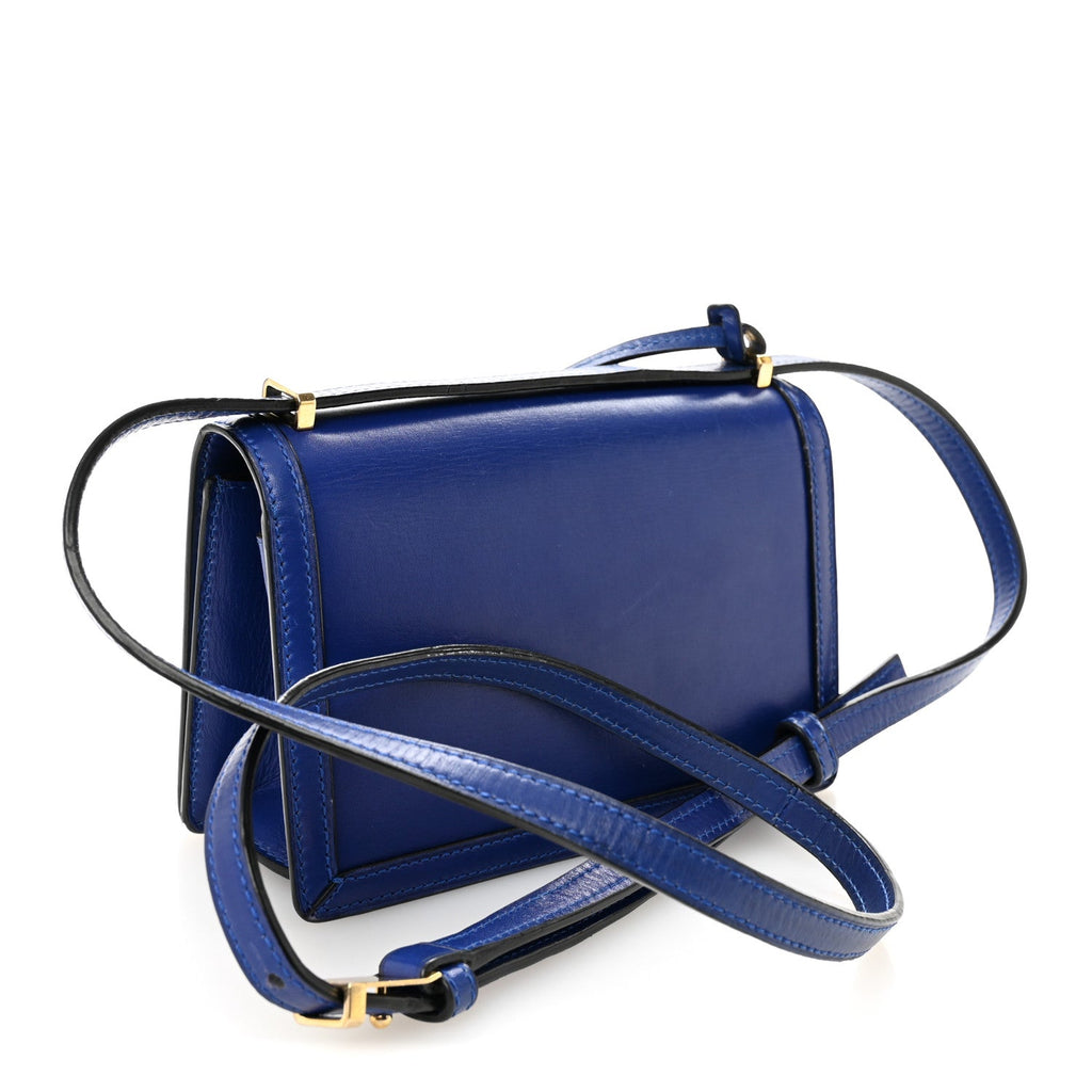 Loewe Calfskin Small Barcelona Shoulder Bag Royal Blue