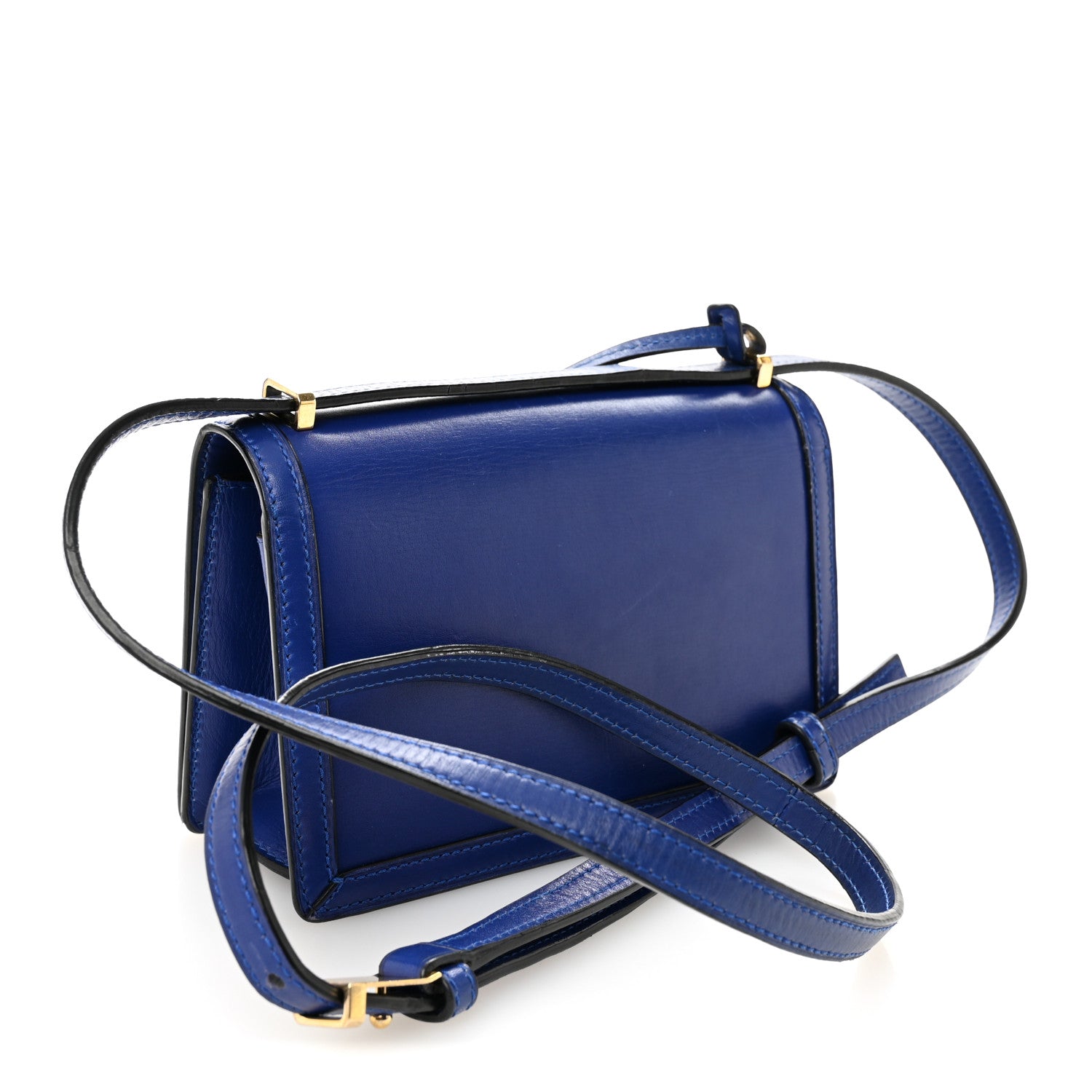 Loewe Calfskin Small Barcelona Shoulder Bag Royal Blue