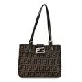 Fendi Zucca Shoulder Bag Tobacco