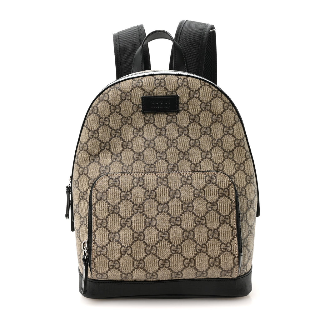 Gucci GG Supreme Monogram Small Eden Day Backpack Black