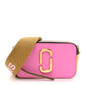 Saffiano Small Snapshot Camera Bag Pink Multicolor