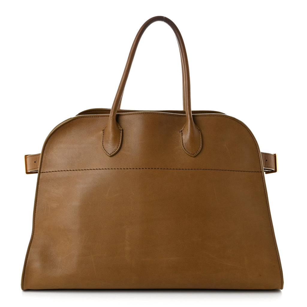The Row Polished Saddle Calfskin Soft Margaux 15 Muschio