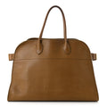 The Row Polished Saddle Calfskin Soft Margaux 15 Muschio